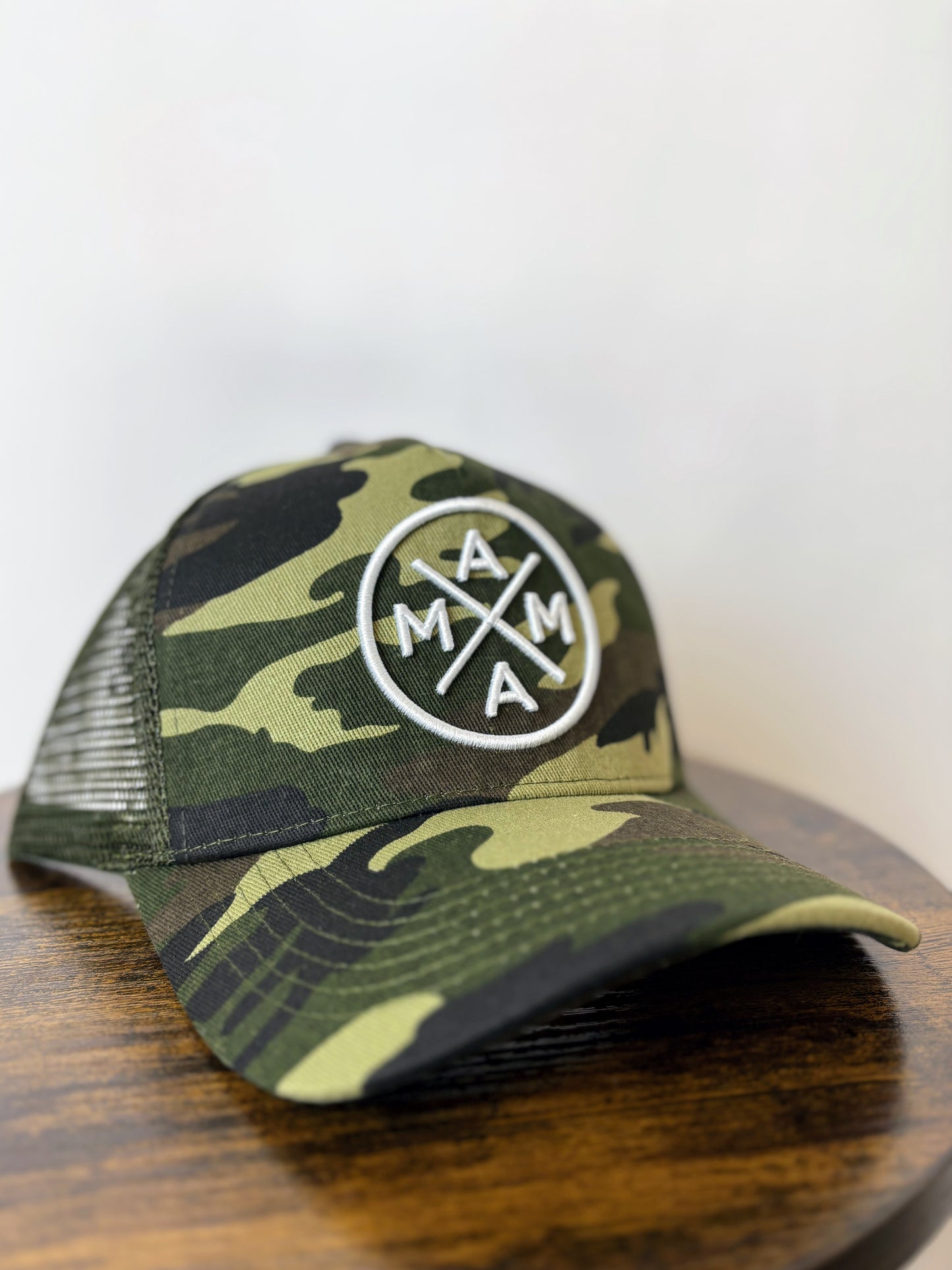 MAMA Canvas Camo Trucker Hat
